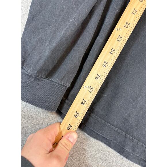 VINTAGE I'm In Shape Round Is Shape Shirt Mens XL Black Funny Slogan Novelty Tee - Picture 3 of 4